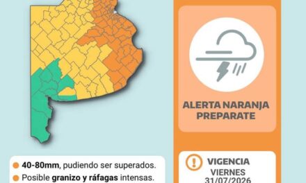 Nuevo alerta meteorológico por tormentas fuertes para hoy y mañana en todo el AMBA