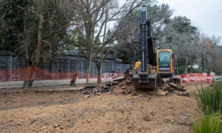 Avanza la repavimentación de la avenida Agote en Ranelagh