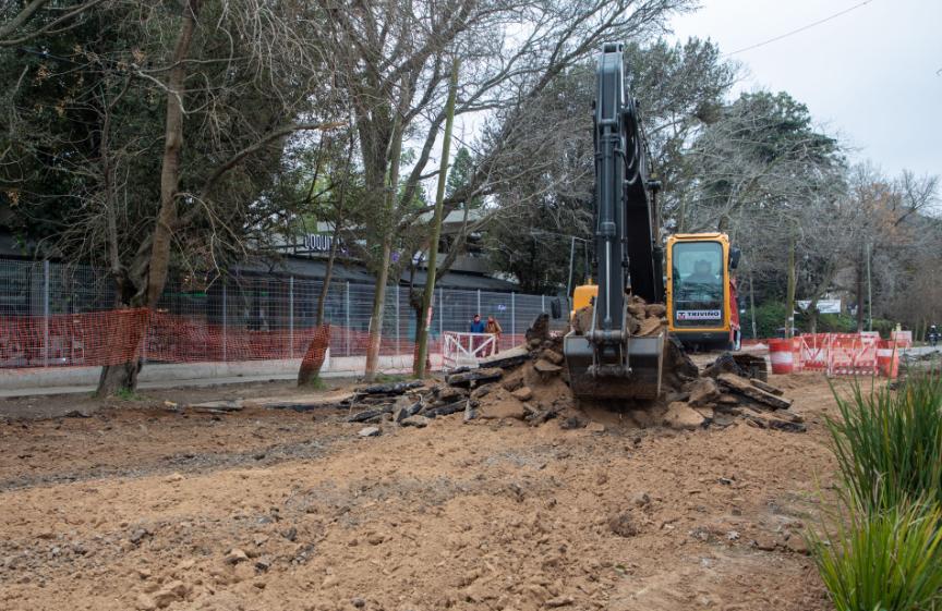 Avanza la repavimentación de la avenida Agote en Ranelagh