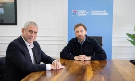 Jorge Ferraresi se reunió con Federico Ortermín, intendente de Lomas de Zamora