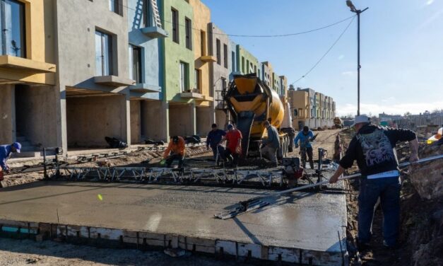 Siguen las obras de viviendad en el Barrio La Odisea de Quilmes Oeste