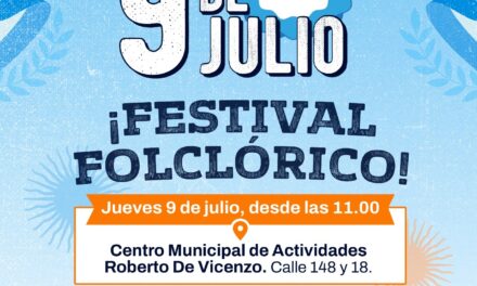 Gran Festival Folclórico para celebrar el 9 de Julio en Berazategui