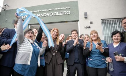 Junto a Kicillof, Magdalena Sierra inauguró un Centro de Cuidado Familiar y Comunitario en Gerli