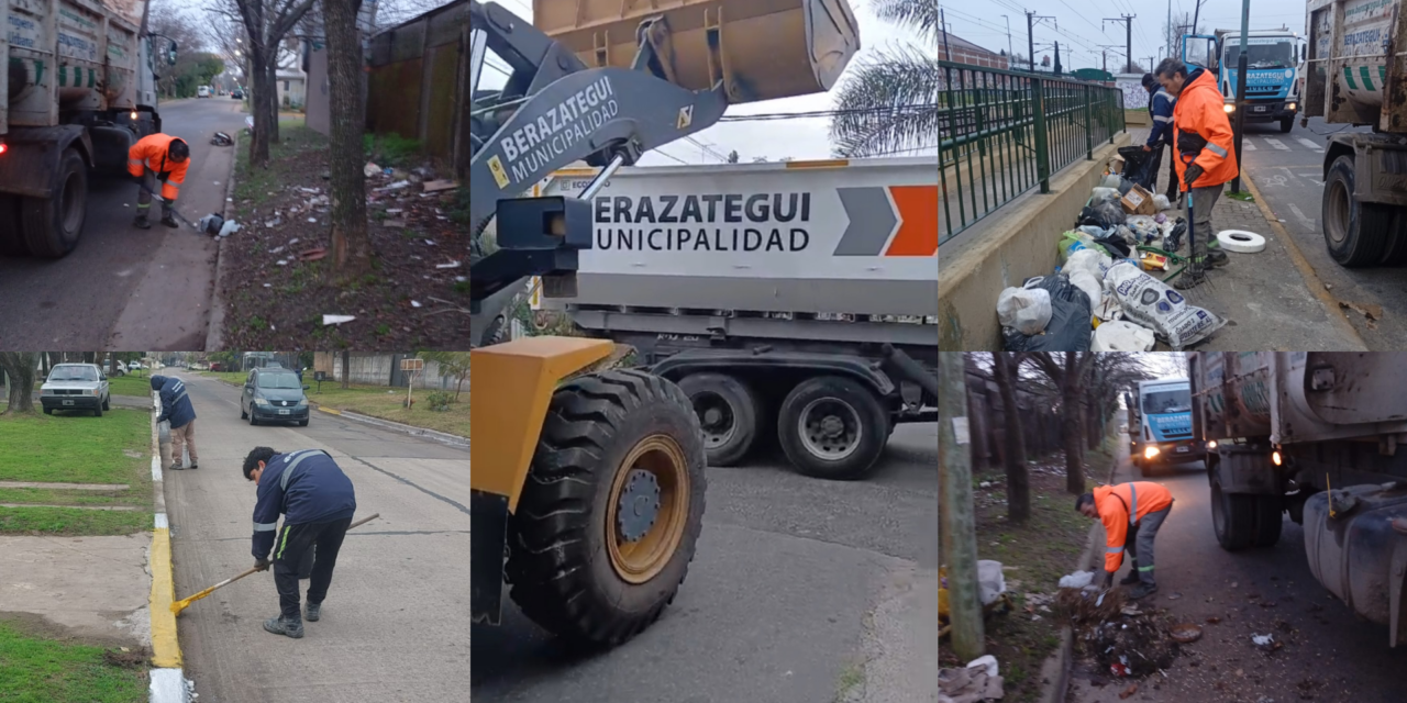 La Municipalidad realiza operativos diarios de limpieza en los barrios