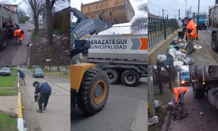 La Municipalidad realiza operativos diarios de limpieza en los barrios