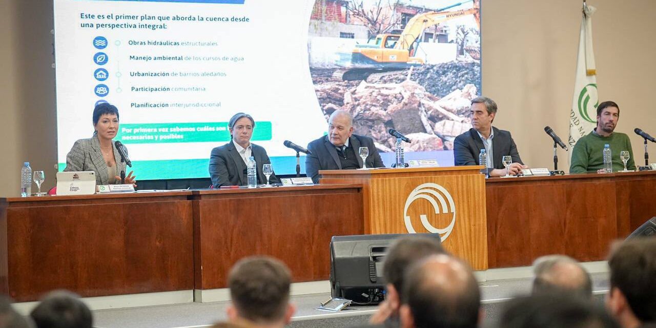 Mayra insiste en la necesidad de un financiamiento internacional para la mega obra de los arroyos