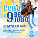 Lanús Gobierno invita a los vecinos del distrito a la Peña por el 9 de Julio