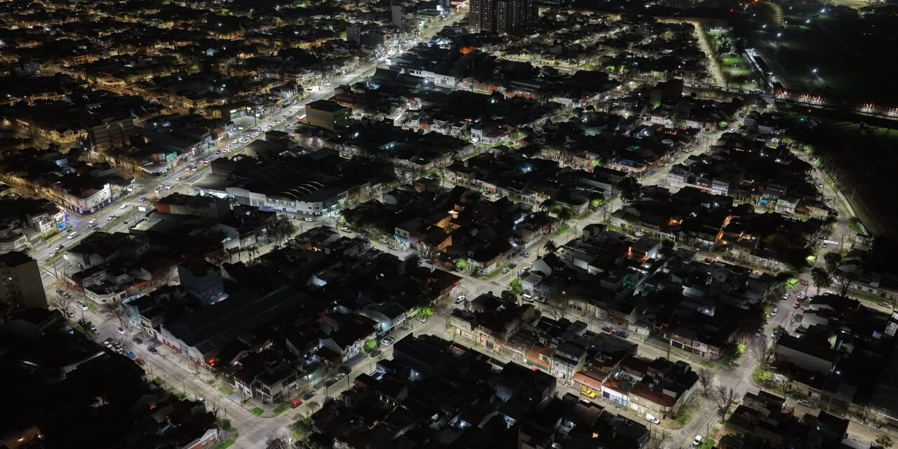 Lanús Gobierno llevó a cabo el recambio de 200 luminarias LED en Gerli
