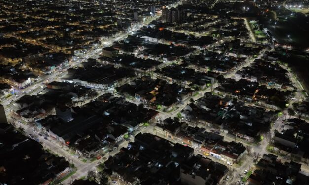 Lanús Gobierno llevó a cabo el recambio de 200 luminarias LED en Gerli