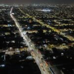 Lanús Gobierno repotencia las luminarias de avenidas del distrito