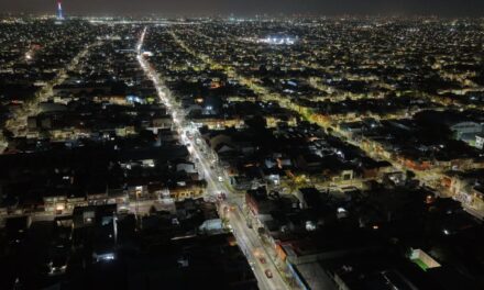 Lanús Gobierno repotencia las luminarias de avenidas del distrito