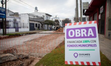 Con fondos municipales, siguen los trabajos de bacheo en todo Quilmes