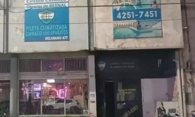 Denuncian fiestas clandestinas en el Círculo Católico de Bernal: "Vibran los vidrios y la policía no hace nada"