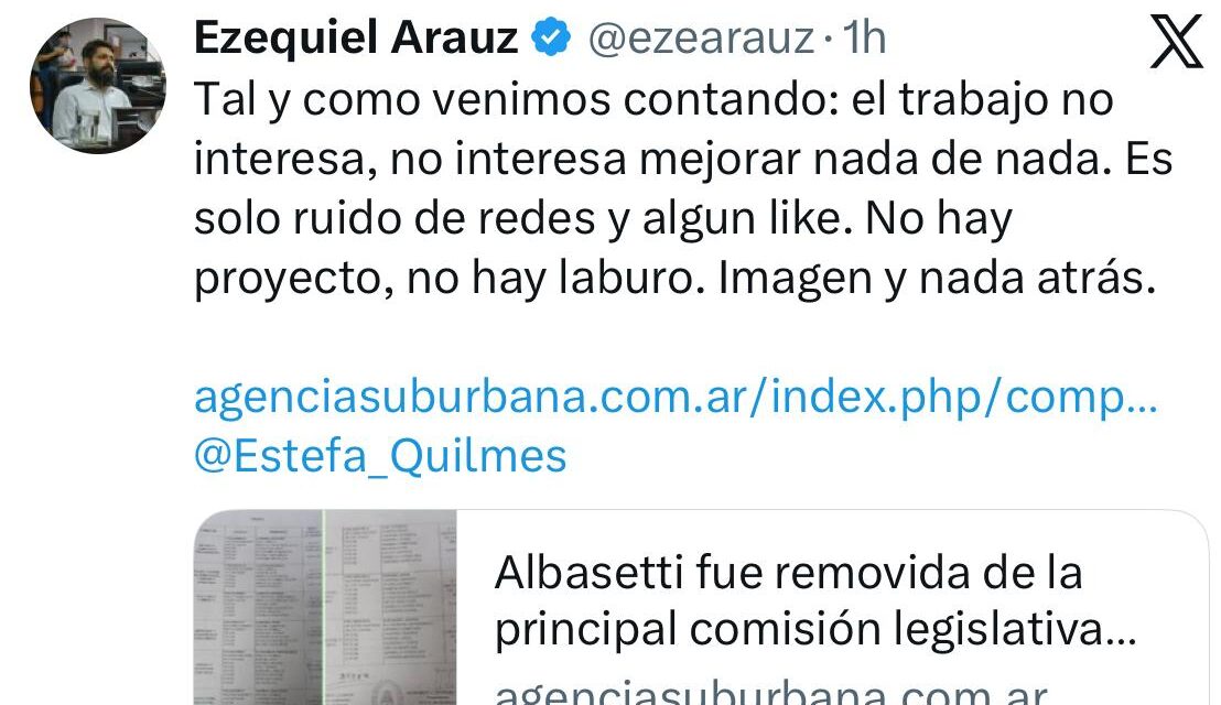 Otra vez Araúz contra concejal libertaria: "No le interesa mejorar nada, es sólo ruido en redes y algún like"