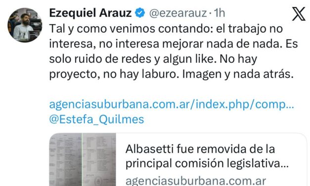 Otra vez Araúz contra concejal libertaria: "No le interesa mejorar nada, es sólo ruido en redes y algún like"