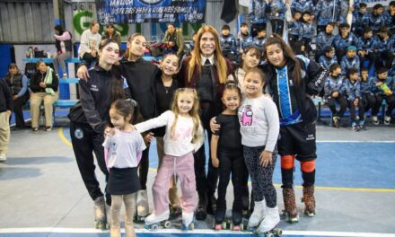 La intendenta Magdalena Sierra inauguró obras en un club y en un polideportivo municipal de Corina