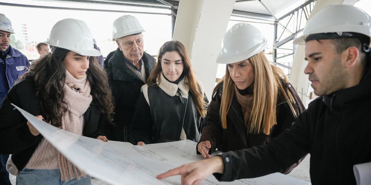 La intendenta Magdalena Sierra recorrió obras en marcha en Avellaneda