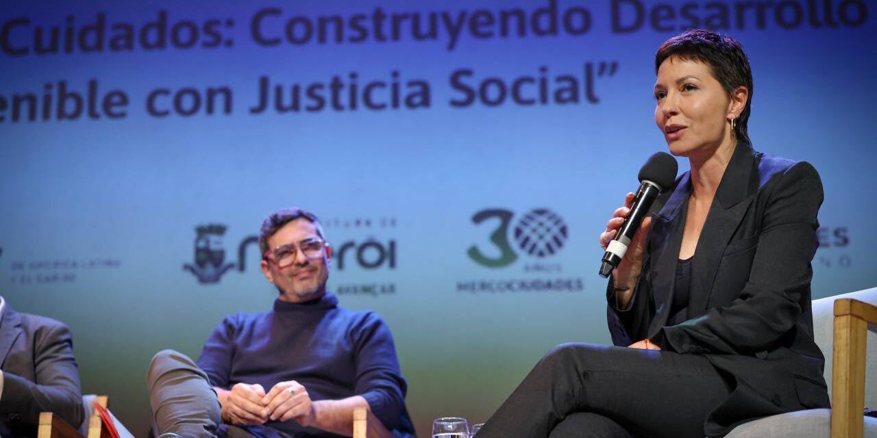Mayra Mendoza encabezó el panel de Diálogo Regional “Territorios de cuidados: construyendo desarrollo sostenible con justicia social”
