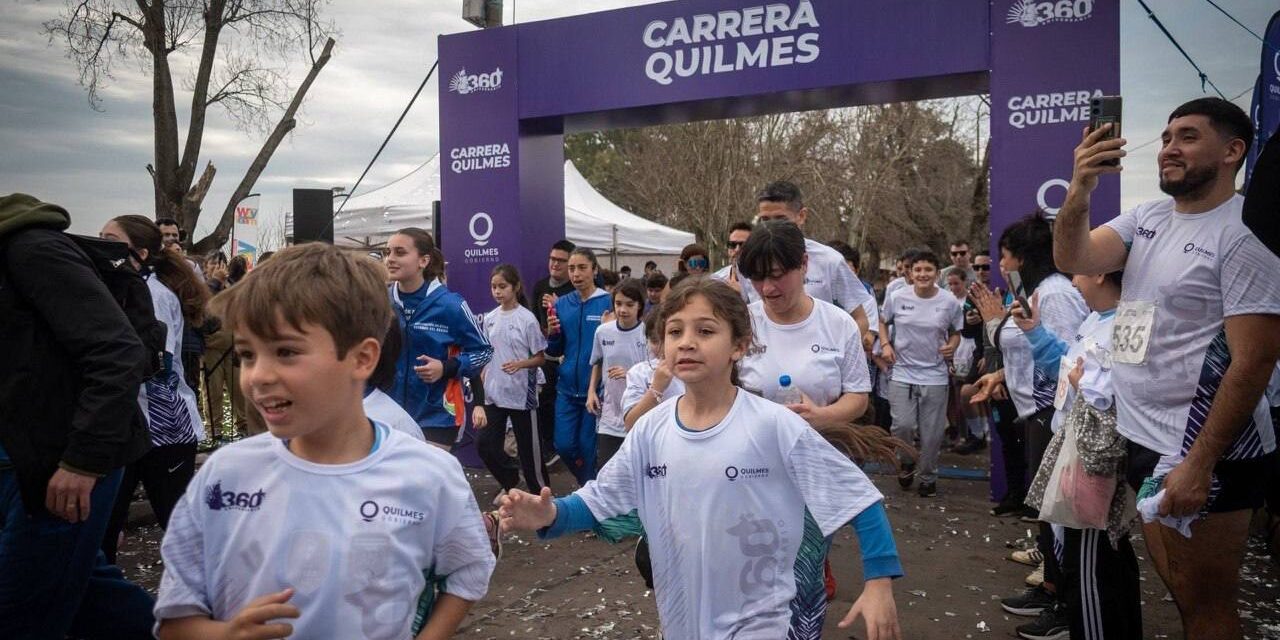 Más de 6 mil personas participaron en la Carrera de Quilmes, el el 360 Aniversario de la Ciudad