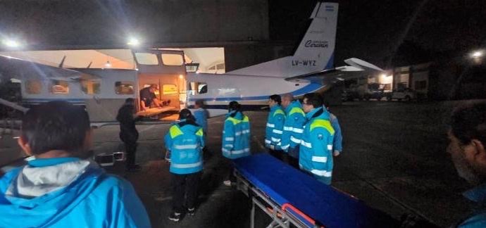 De Jujuy a La Plata: Vuelo sanitario sin precedentes en la Provincia