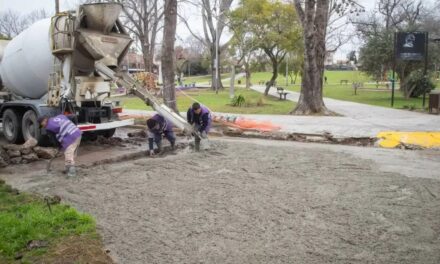 Intensifican trabajos de bacheo en hormigón en distintos puntos de Quilmes
