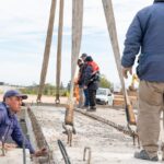 Avanza con fondos municipales la obra de la nueva subida y bajada de la Autopista en Ezpeleta