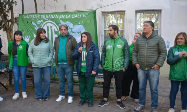 Se lanzó la Lista Verde Anusate para la junta interna del Hospital Iriarte de Quilmes