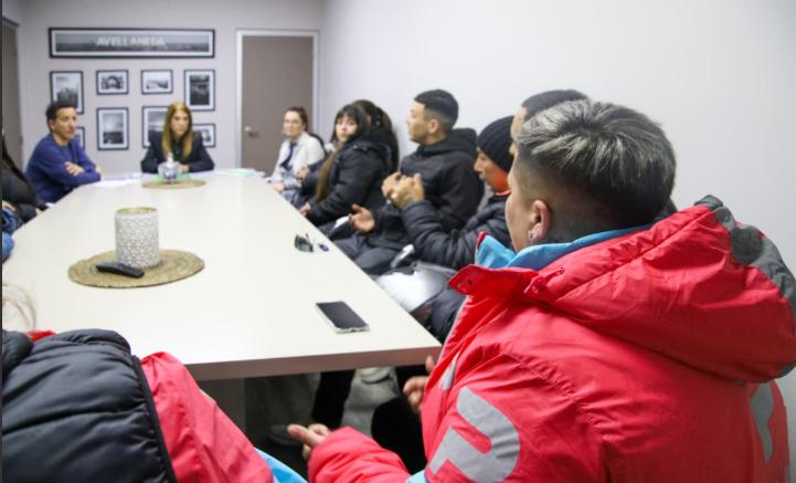En Avellaneda, Magdalena Sierra se reunió con trabajadores de plataformas y repartidores