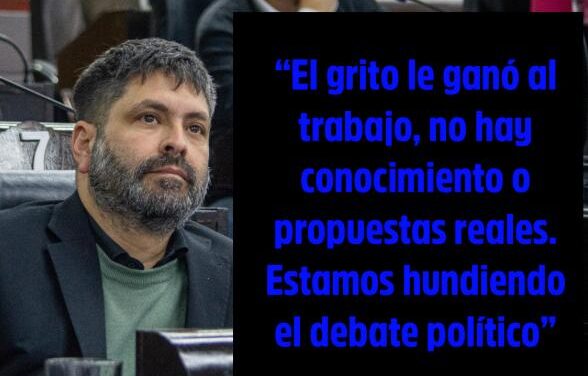 “A la oposición en el HCD la termina conduciendo la locura y sus "asesores" atribulados y violentos”