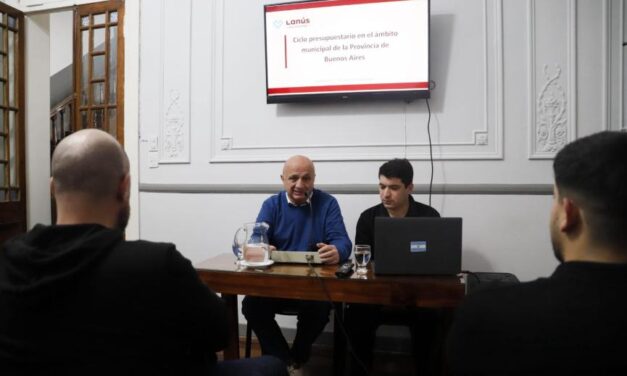 El HCD Lanús lanzó un nuevo curso sobre el Ciclo Presupuestario Municipal