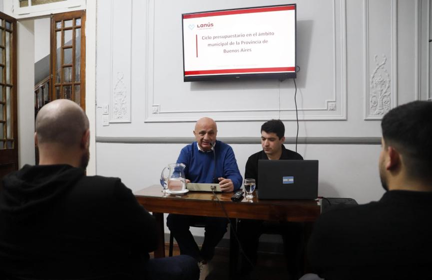 El HCD Lanús lanzó un nuevo curso sobre el Ciclo Presupuestario Municipal