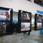 Magdalena Sierra y Pablo Grillo inauguraron una exposición del reportero gráfico