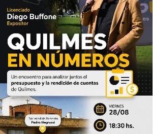 El concejal opositor Buffone analizará con vecinos el presupuesto y la rendición de cuentas