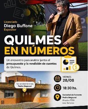 El concejal opositor Buffone analizará con vecinos el presupuesto y la rendición de cuentas