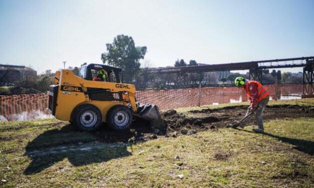 Lanús avanza con las obras en el distrito La Ribera