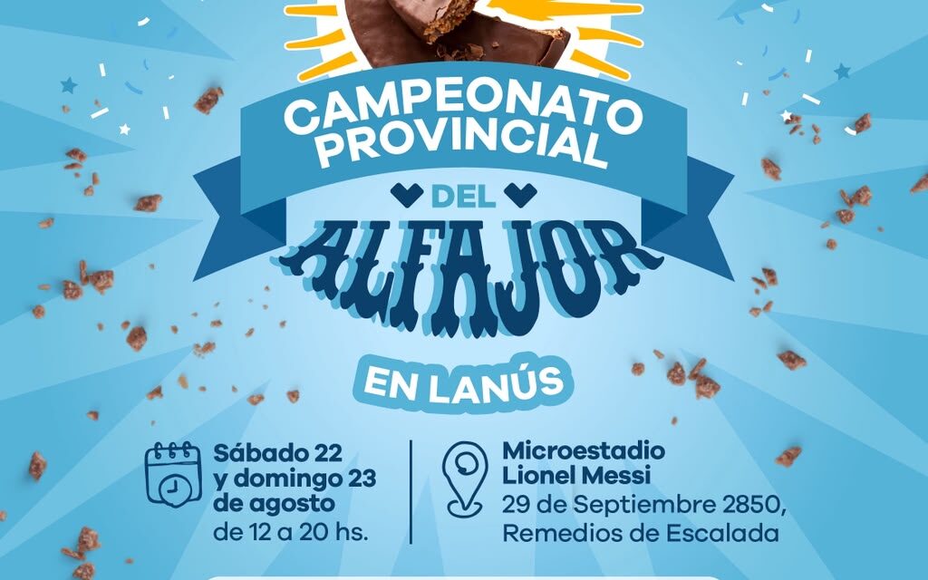 Lanús será sede del Campeonato Provincial del Alfajor