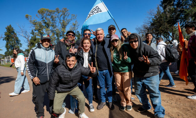 Carlos Balor acompañó a Kicillof en el lanzamiento del MDF Juventudes