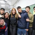 Sierra recorrió las nuevas obras en la Secundaria 2 de Wilde