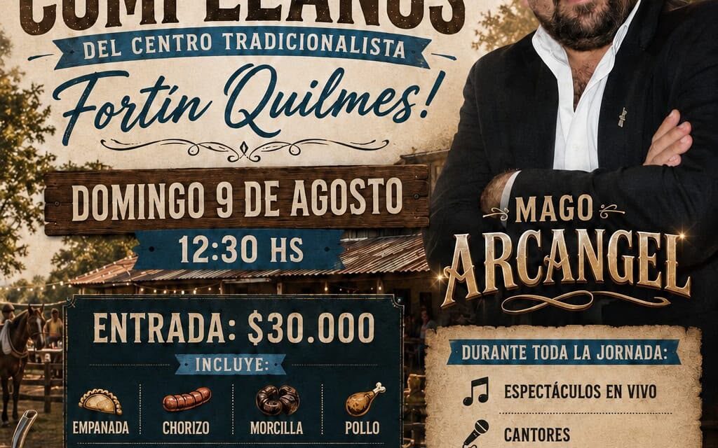 El Fortín Quilmes festeja su cumpleaños con asado, música y tradición criolla