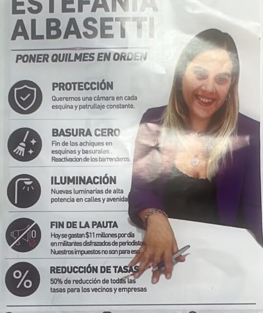 Albasetti se anotó para jugar dentro del mileismo