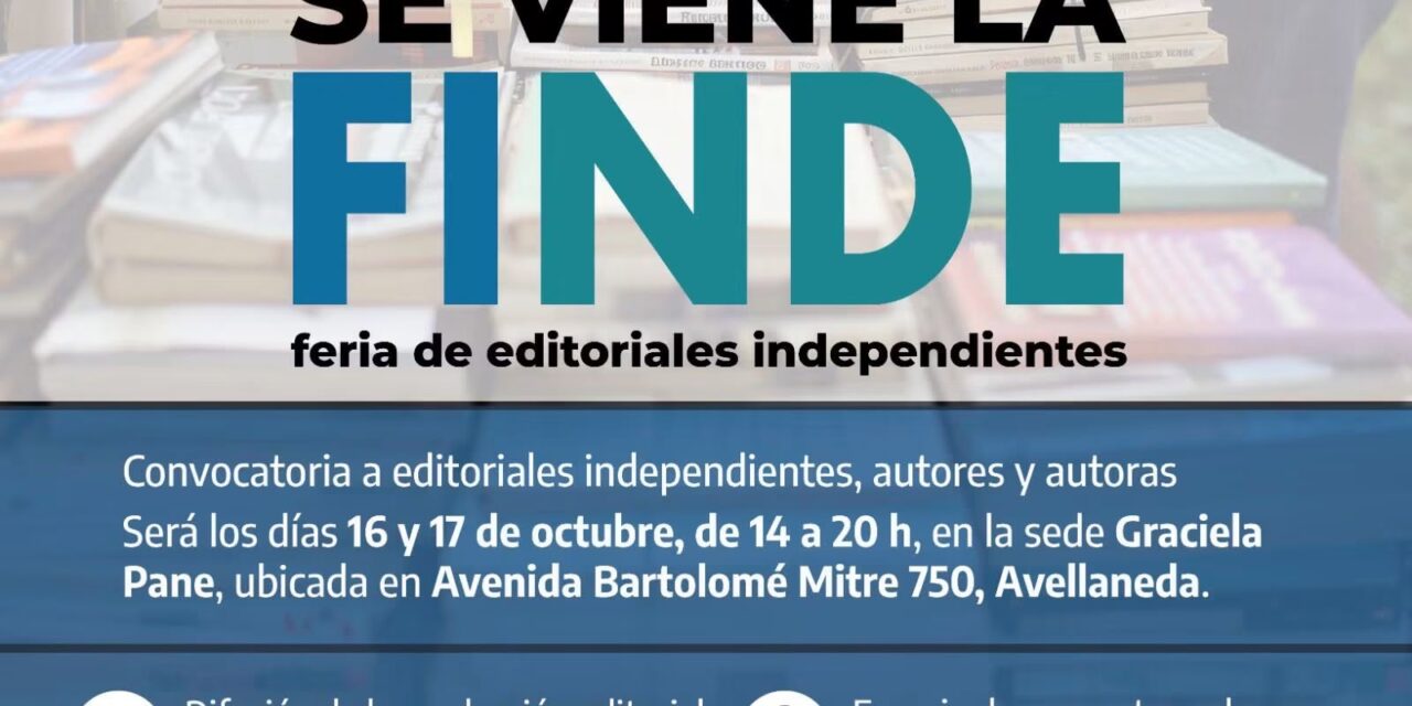 Se viene la Primera Feria de Editoriales Independientes en la UTN Avellaneda