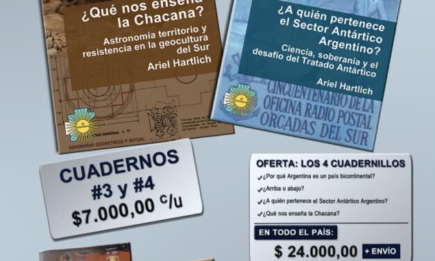 Ariel Hartlich presenta nuevos cuadernos sobre soberanía antártica y la cosmovisión andina