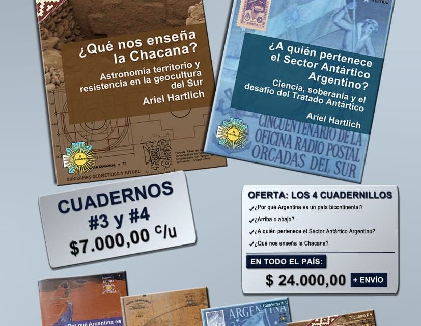 Ariel Hartlich presenta nuevos cuadernos sobre soberanía antártica y la cosmovisión andina