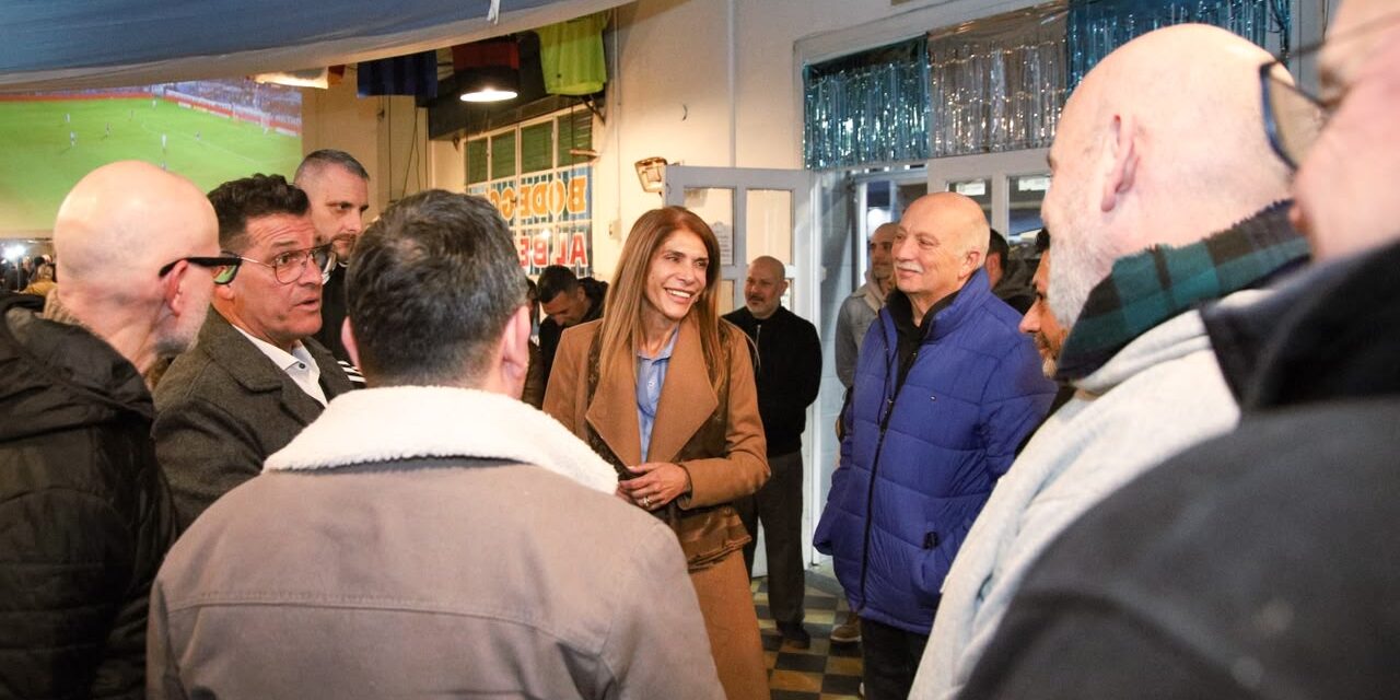 Magdalena Sierra inauguró obras en el Club Alberdi de Wilde