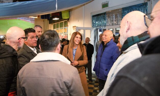 Magdalena Sierra inauguró obras en el Club Alberdi de Wilde