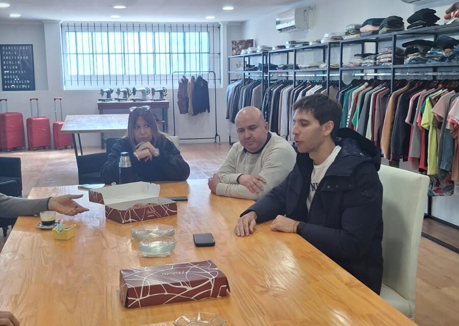 Dirigentes de San Nicolás visitaron Quilmes y mantuvieron un encuentro con Juan Bernasconi