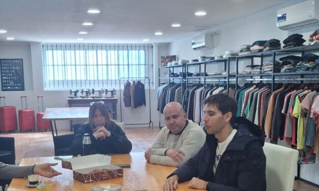 Dirigentes de San Nicolás visitaron Quilmes y mantuvieron un encuentro con Juan Bernasconi