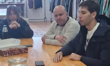 Dirigentes de San Nicolás visitaron Quilmes y mantuvieron un encuentro con Juan Bernasconi