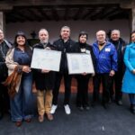 En Santa Coloma, Mayra y Mieri encabezaron el acto del 360º Aniversario de Quilmes