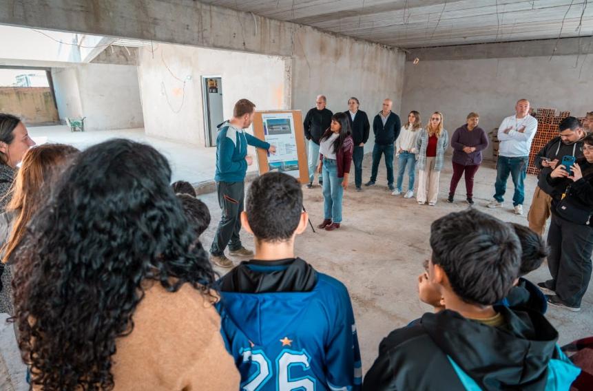 Quilmes: Con fondos 100% municipales, avanza la construcción de la nueva secundaria de La Matera